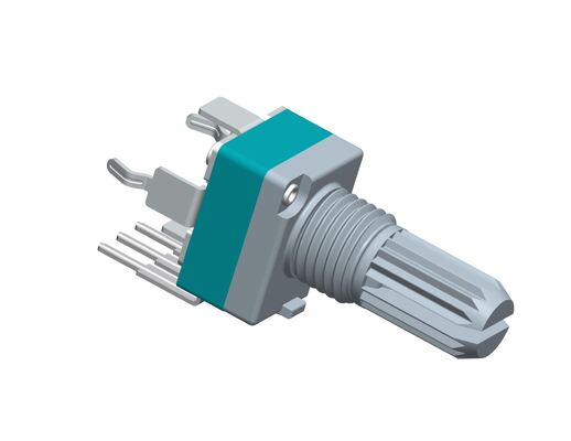 Versatile Rotary Adjustable Resistor with 500VAC Dielectric Strength and Customizable Shaft Diameter